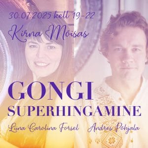 Lamamiskontsert. Gongi Superhingamine Kirna mõisas - Andres Põhjala - Liina Carolina Forsel