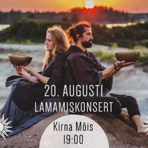 Lamamiskontsert. Maagiline gongikontsert Kirna mõisas – Lilia Märtmaa ja Deniss Vinogradov