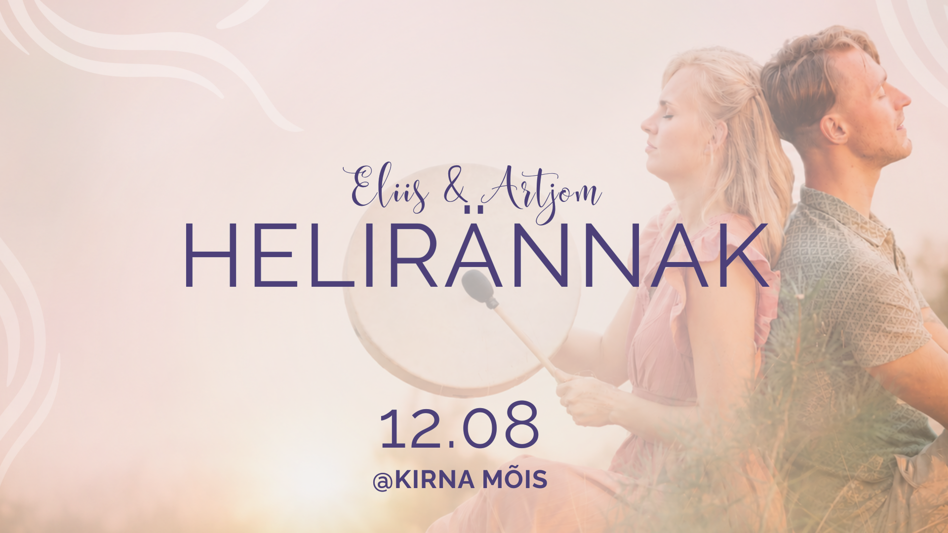 Lamamiskontsert. Helirännak Kirna mõisas - Eliis & Artjom 12.08.26
